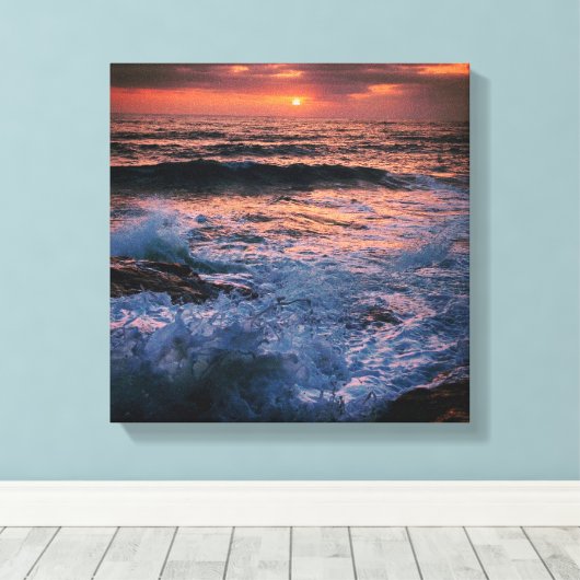 墜落！ キャンバスプリント (インサイチュ (ウッドフロア))