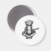 墨の禅ザル マグネット (正面/裏面)