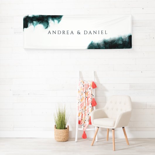 墨の結婚旗 横断幕 (インサイチュ)