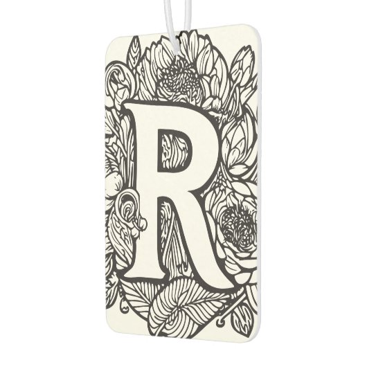 墨パーソナライズされた入れ花 カーエアーフレッシュナー (左)