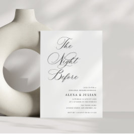 墨書前夜のリハーサル 招待状