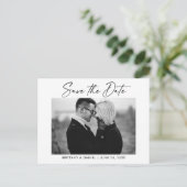 墨書墨書節日付を保存 ポストカード (スタンド正面)