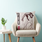 墨江キツネ飛躍装飾用クッション クッション (椅子)