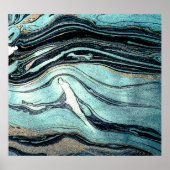 墨流し日本のの芸術。 ポスター (正面)