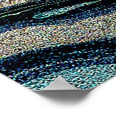 墨流し日本のの芸術。 ポスター (角)