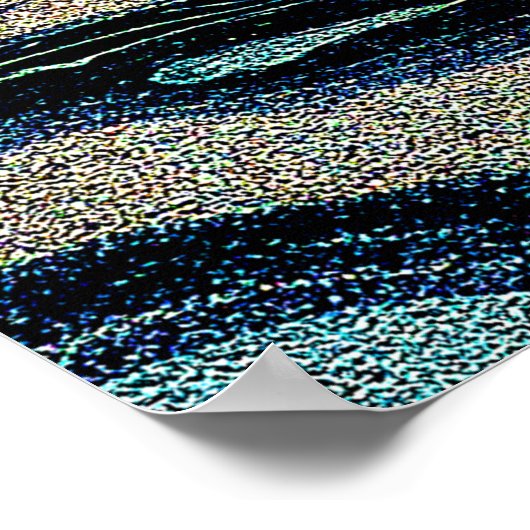 墨流し日本のの芸術。 ポスター (角)