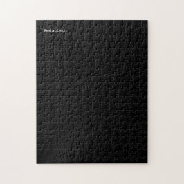 墨消し|無地の黒おもしろい ジグソーパズル