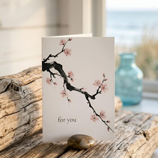 墨絵のインク | 桜 | お母さんへの感謝を込めて シーズンカード