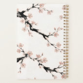 墨絵の桜 | マインドフルネス プランナー手帳 (裏面)