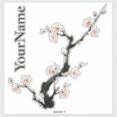 墨絵インク | 桜 | オーダーメイドビニールステッカー シール (シート)