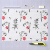 墨絵イ日本のンク絵画ズ 薄葉紙 (クラフト)