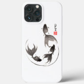 墨絵金魚 Case-Mate iPhoneケース (裏面)