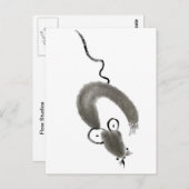 墨絵 ポストカード (正面/裏面)