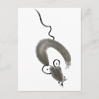 墨絵 ポストカード