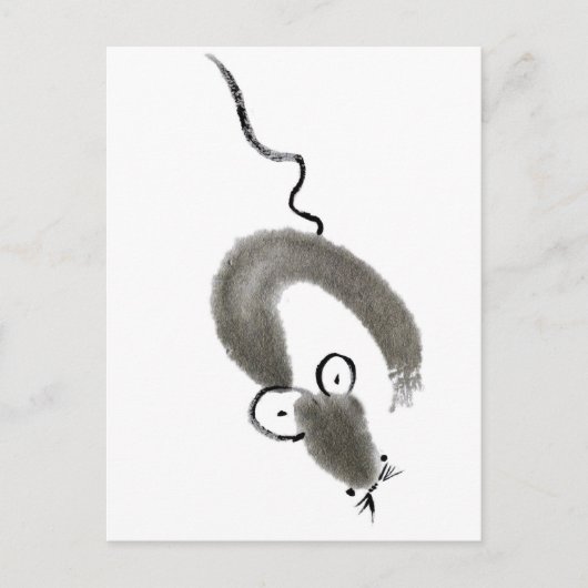 墨絵 ポストカード (正面)