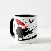 墨絵。#3 マグカップ (正面左)