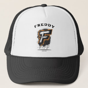 壁からフレッシュ – はっきりした Graffiti Monogram "F" キャップ