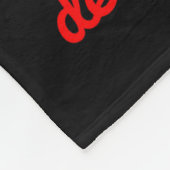 壁から窓まで、私はもうすぐデッキを張る フリースブランケット (角)