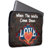 壁がダウンした来時 ラップトップスリーブ (正面右)