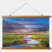 壁つるの 吊り下げ型タペストリー (正面)