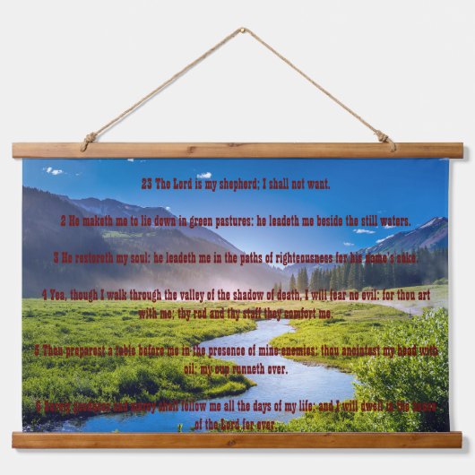 壁つるの 吊り下げ型タペストリー (正面)