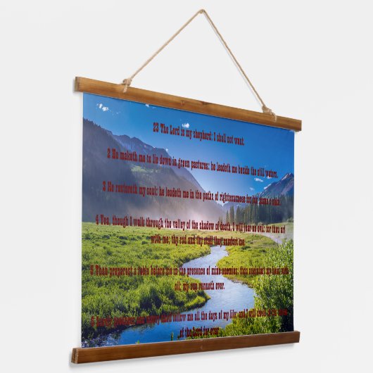 壁つるの 吊り下げ型タペストリー (傾斜あり)