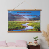 壁つるの 吊り下げ型タペストリー (寝室)