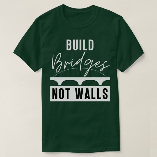 壁でないブリッジを作成15 Tシャツ (デザイン正面)