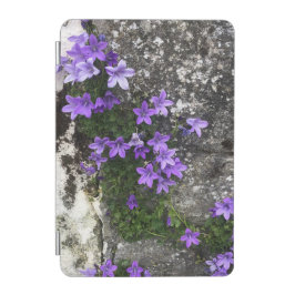 壁で育つカンパニュラの花 iPad MINIカバー