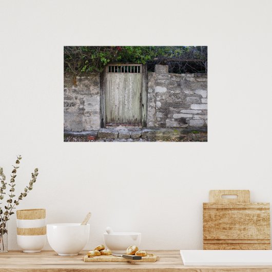 壁と戸口 ポスター (キッチン)