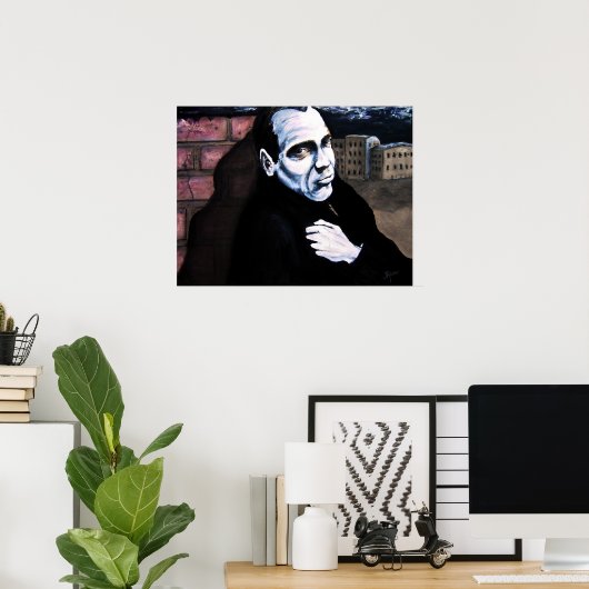 壁にいる男 ポスター (ホームオフィス)