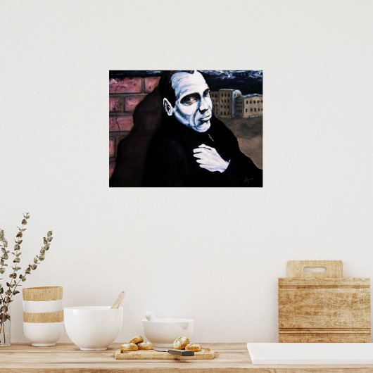 壁にいる男 ポスター (キッチン)