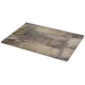 壁にもう一つ煉瓦が積み上がっている カッティングボード (角)