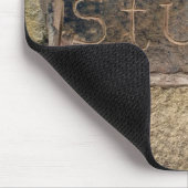 壁にもう一つ煉瓦が積み上がっている マウスパッド (コーナー)