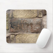 壁にもう一つ煉瓦が積み上がっている マウスパッド (マウス)