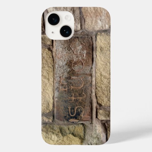 壁にもう一つ煉瓦が積み上がっている Case-Mate iPhoneケース (裏面)