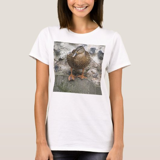 壁にアヒルのTシャツ Tシャツ (正面)