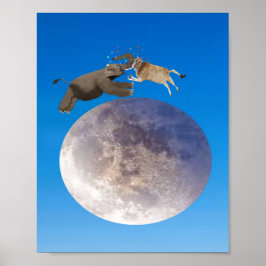 壁にアートを ポスター