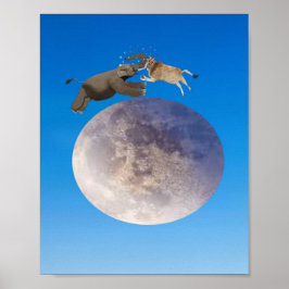 壁にアートを ポスター