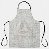 壁に付いたリーボックのロゴの写真を閉じる エプロン (正面)