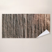 壁に取り付けられた霧に覆われた錆び付いた錆び金属 バスタオル (バスタオル)