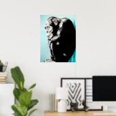 壁に向かって ポスター (ホームオフィス)