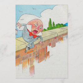 壁に坐るHumpty Dumpty 招待状