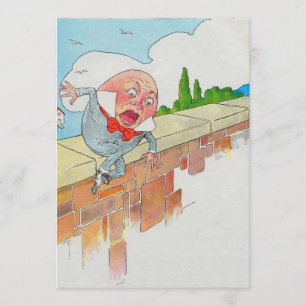 壁に坐るHumpty Dumpty 招待状