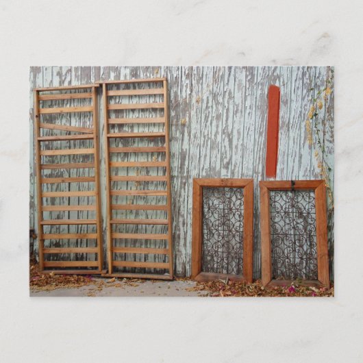 壁に対するフレーム ポストカード (正面)