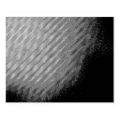 壁に掛けられた時計の白黒写真 ラバースタンプ (インプリント)