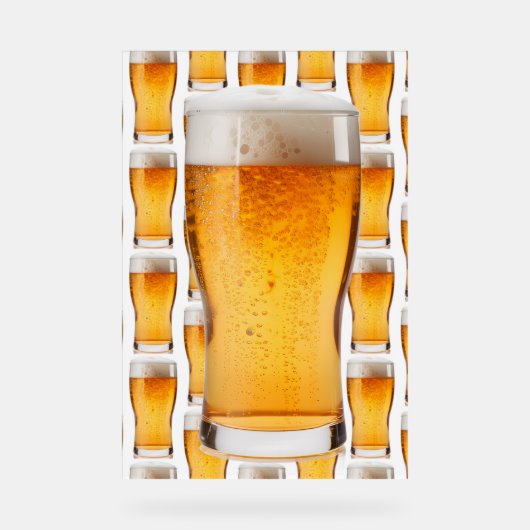 壁に掛けるビールがあと99本 アクリルサイン (正面)