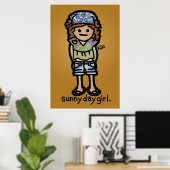 壁に日光を当てなさい。 ポスター (ホームオフィス)