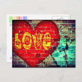 壁に書かれている文章 ポストカード (正面/裏面)