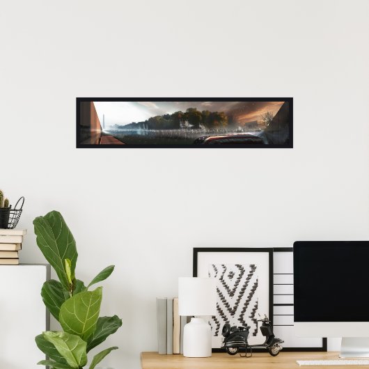 『壁に来て下さい』 ポスター (ホームオフィス)